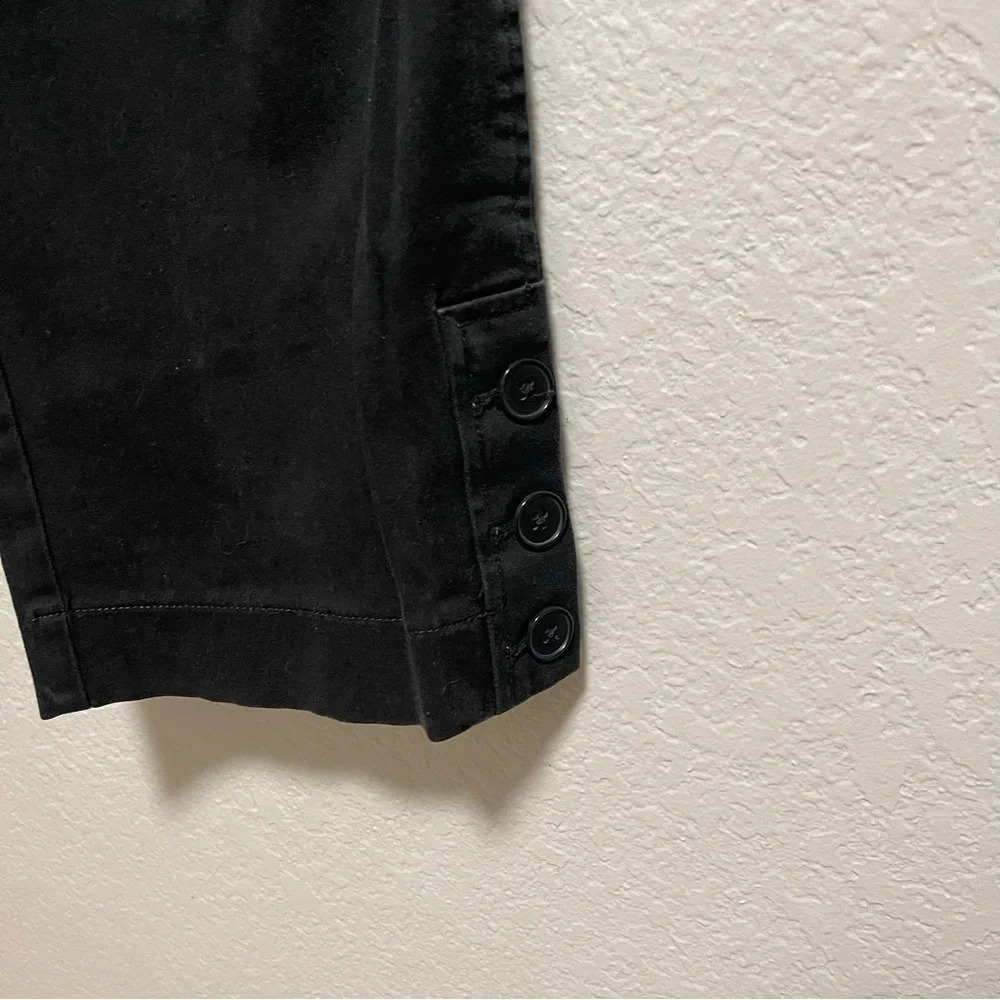 Ann Taylor Loft Petites Stretch Black Cropped Pants Size 8p - Picture 2 of 6